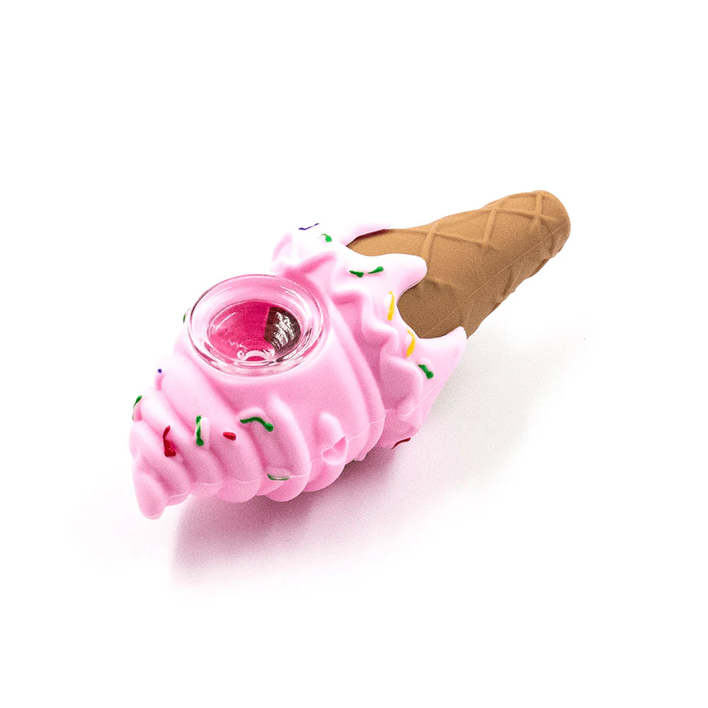 Pipe - Silicone Ice Cream Cone - Pink - Image 2