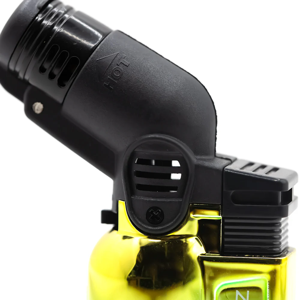 ANGLED JET LIGHTER - MIRROR FINISH - ASST COLOUR - Image 2