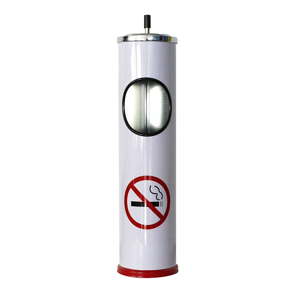 ASHTRAY - 60CM NO SMOKING SYMBOL WHITE - Image 2