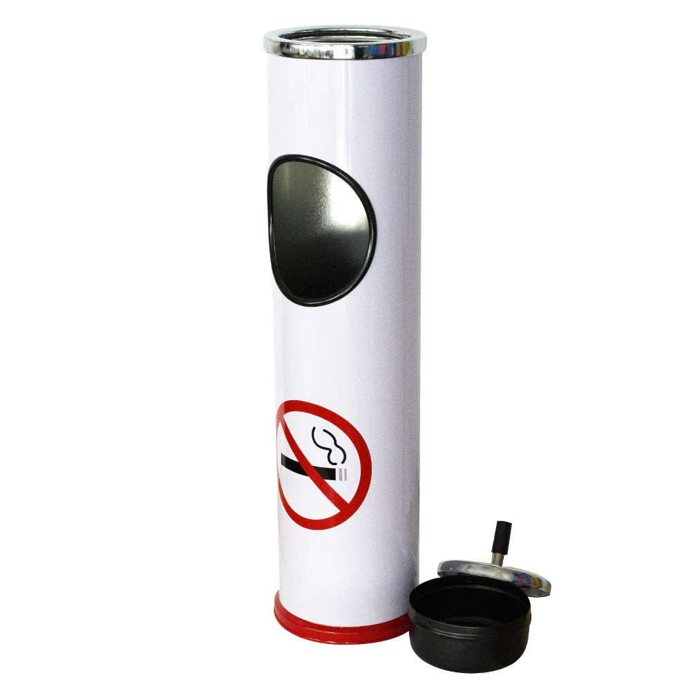 ASHTRAY - 60CM NO SMOKING SYMBOL WHITE - Image 4