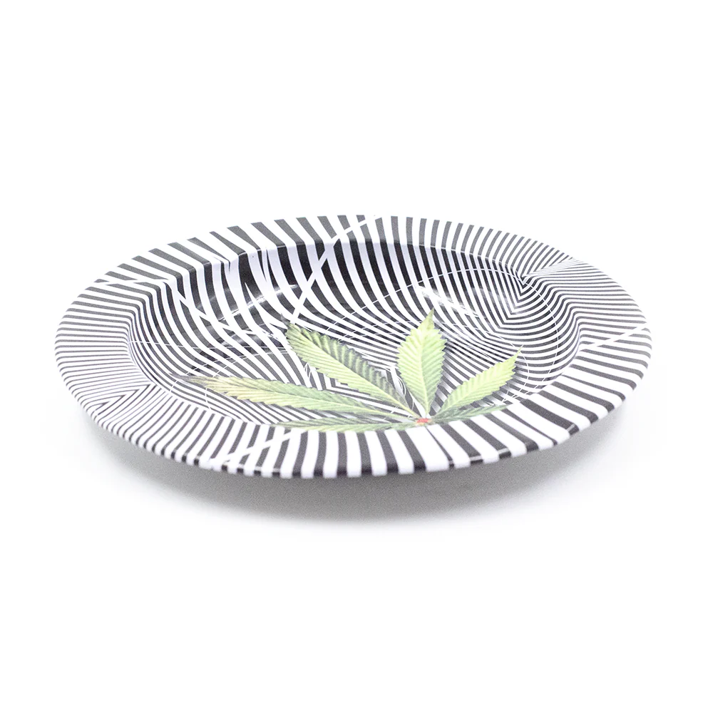Trippy Metal Illusion Ashtray - Image 2