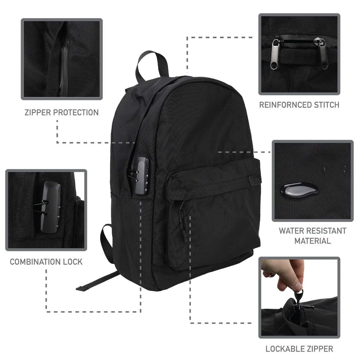 Smellproof & Lockable DL Backpack - Image 2