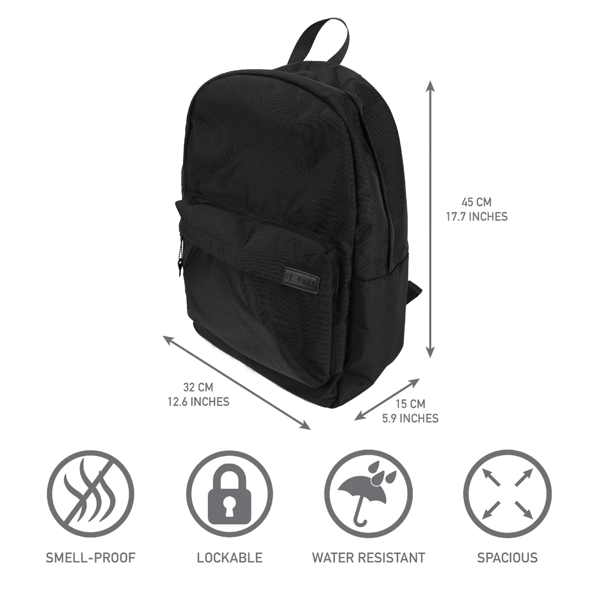 Smellproof & Lockable DL Backpack - Image 3