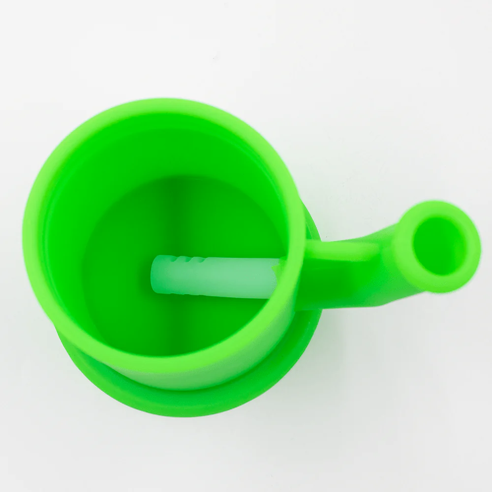 Bent Short Stack Silicone Bong - Image 12