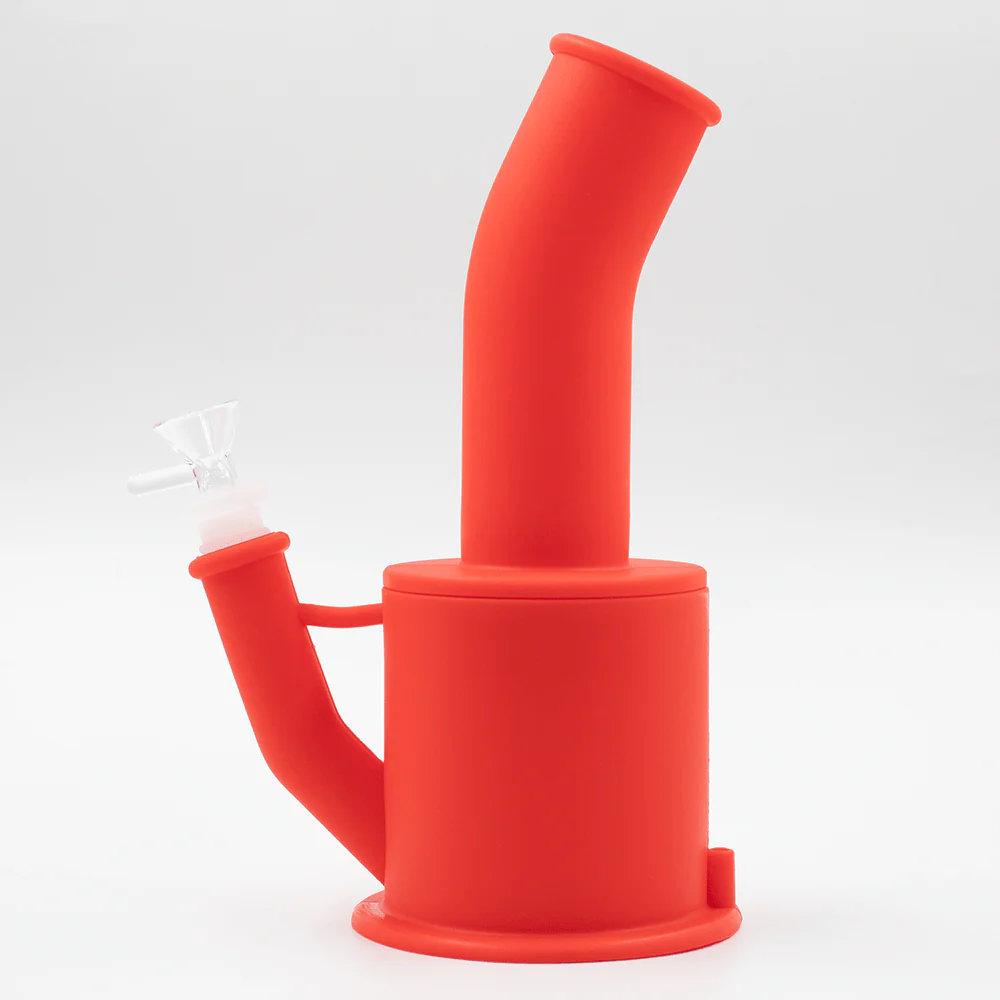 Bent Short Stack Silicone Bong - Image 19