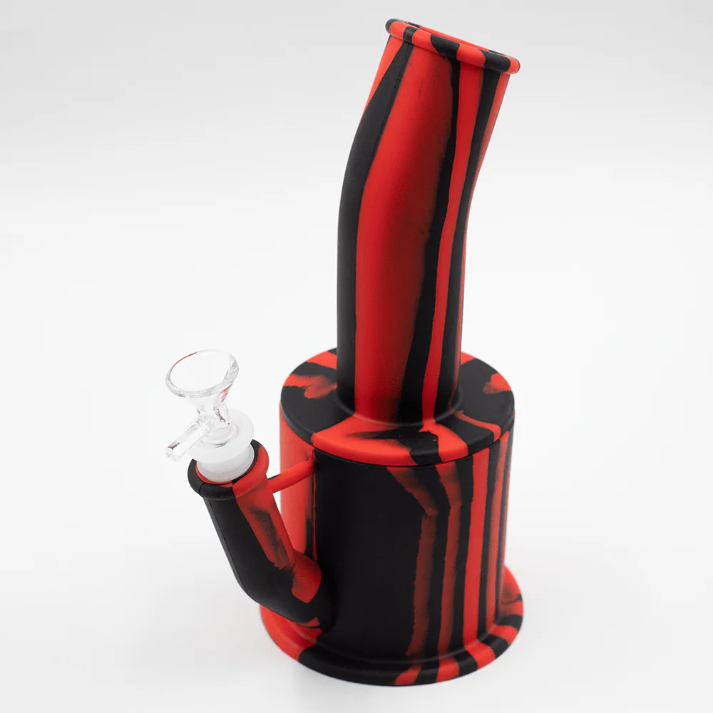 Bent Short Stack Silicone Bong - Image 5