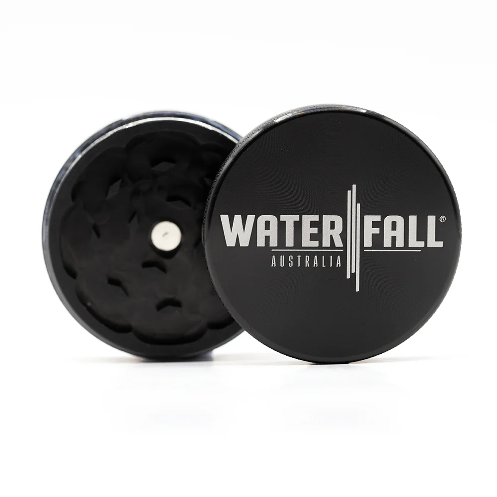 Black Two-Part Aluminium Grinder 50mm - Image 3