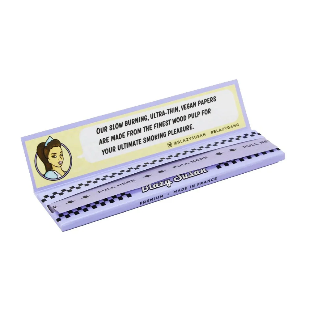 Blazy Susan King Size Purple Rolling Papers - Image 3