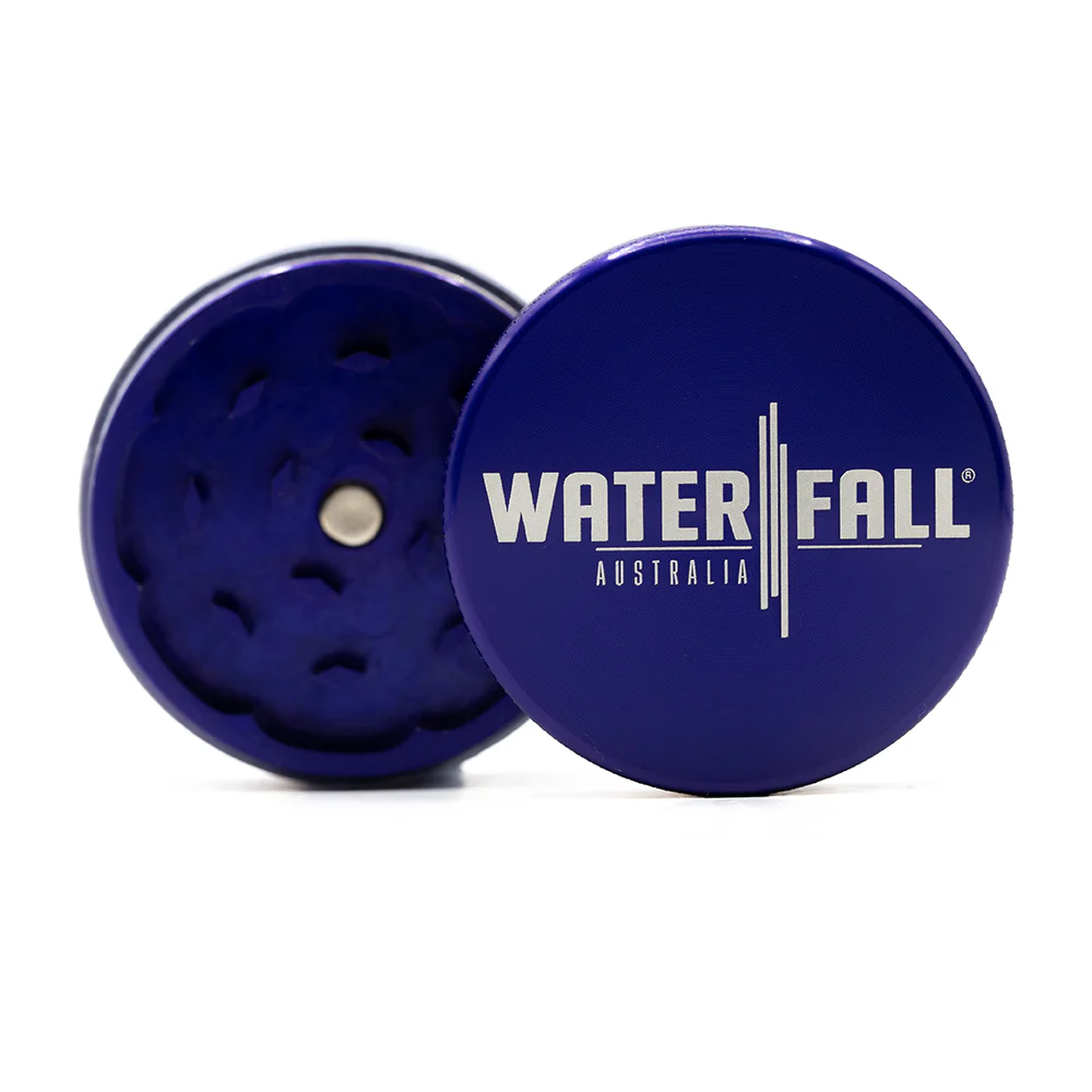 Blue Two-Part Aluminium Grinder 50mm - Image 3