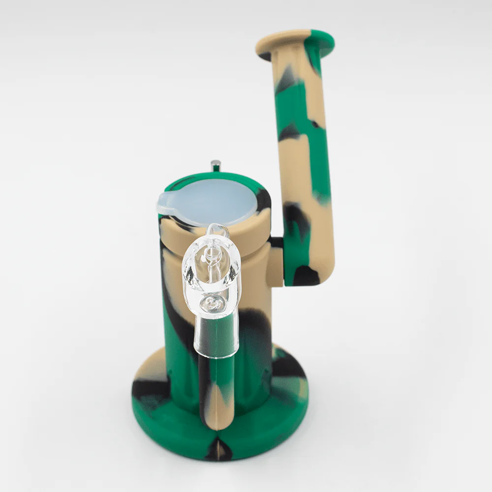 Steel Dab Silicone Bong - Camo - Image 5
