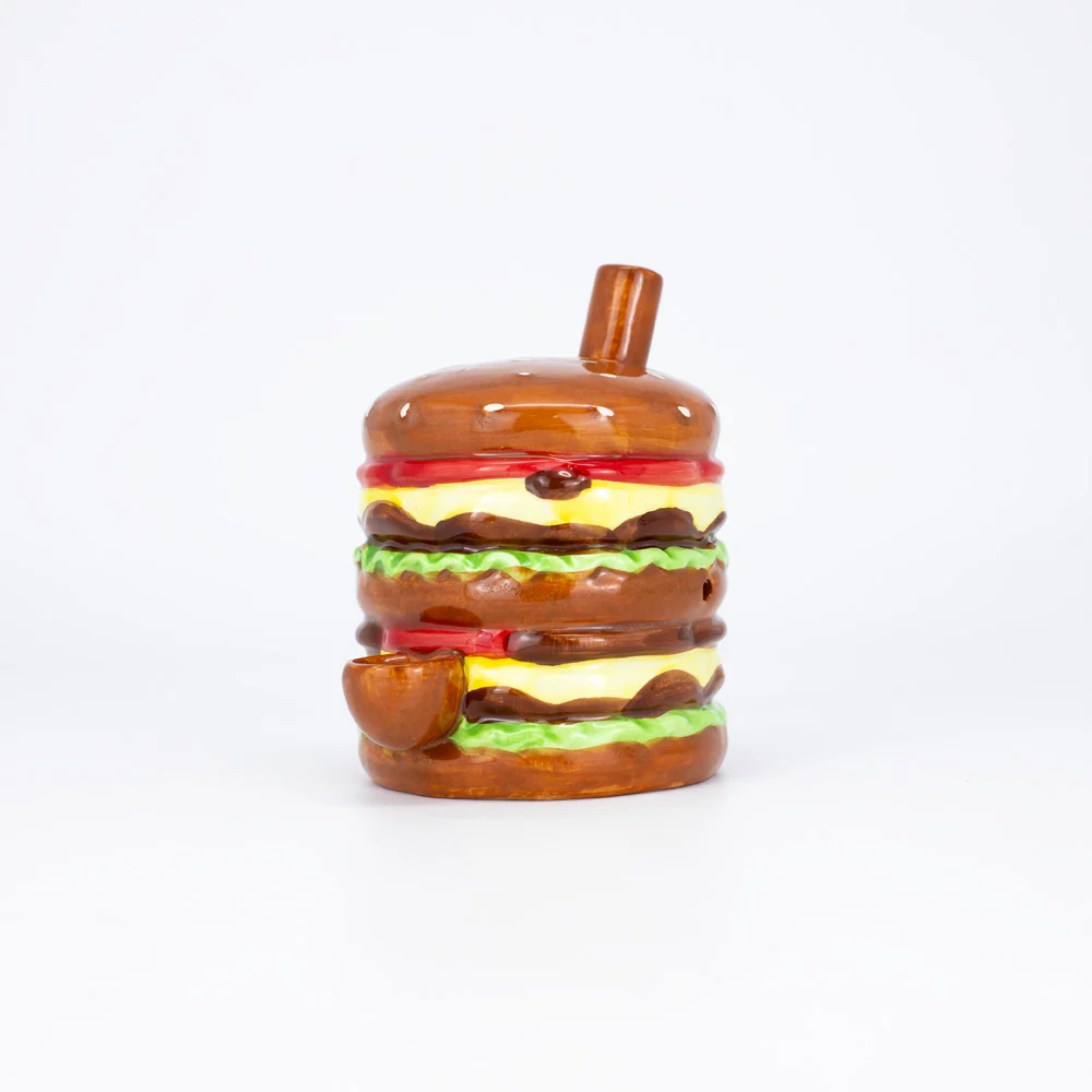 Burger Ceramic Dry Pipe - Image 3