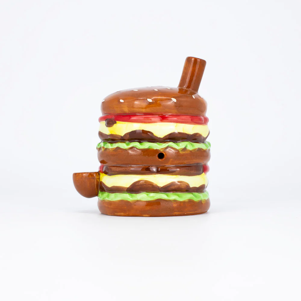 Burger Ceramic Dry Pipe - Image 4