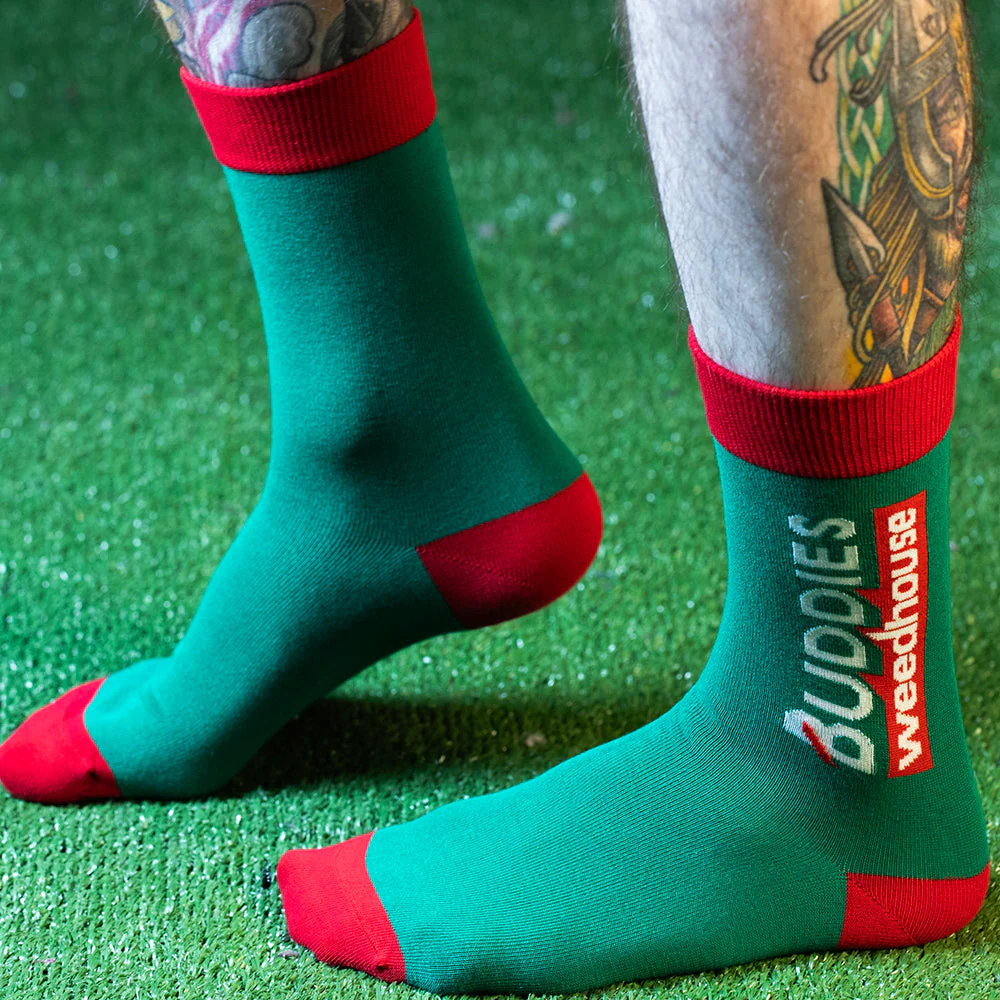 Highlines Buddies Weedhouse Crew Socks - Image 2