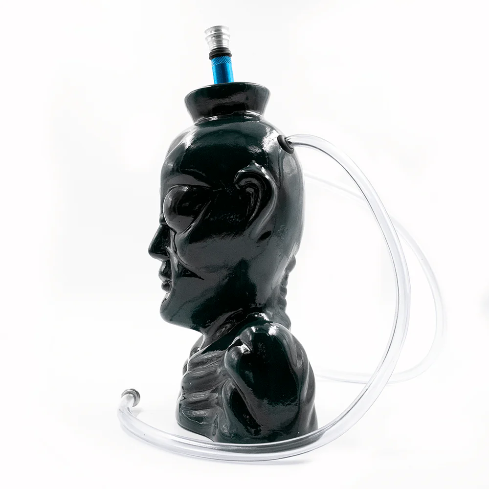 Alien Ceramic Hose Bong - Dark Green - Image 5