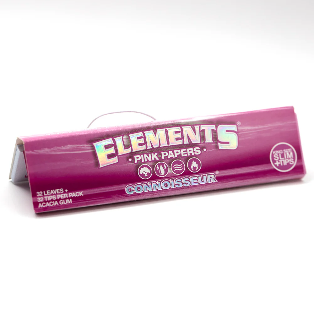 ELEMENTS - PINK PAPERS KING SIZE SLIM + TIPS - Image 2