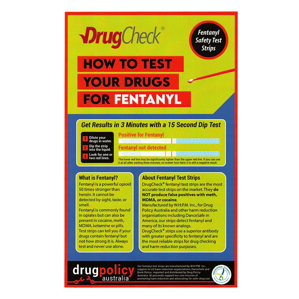 Fentanyl Tester Strips - Pack of 5 - Image 3
