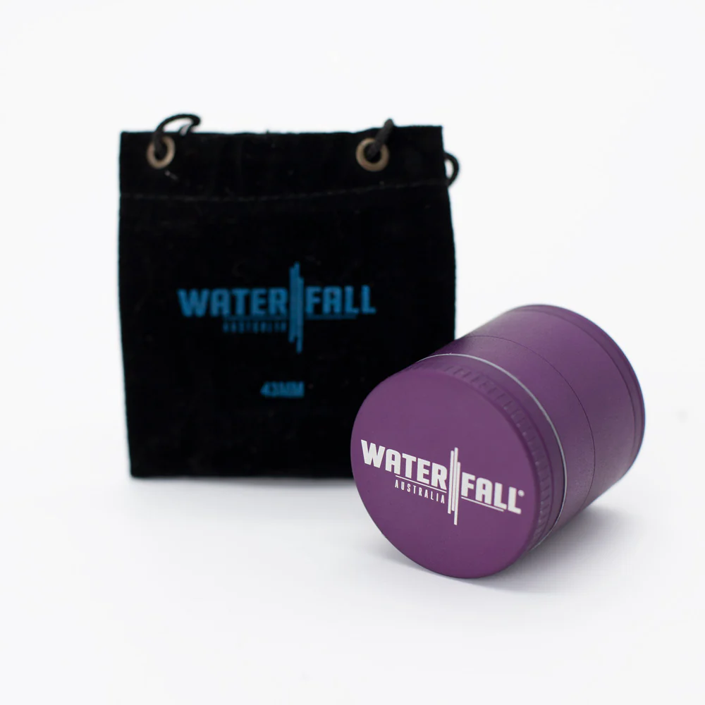 Four-Part Aluminium Grinder with Removable Screen - Matte Dark Purple (43mm) - Image 6