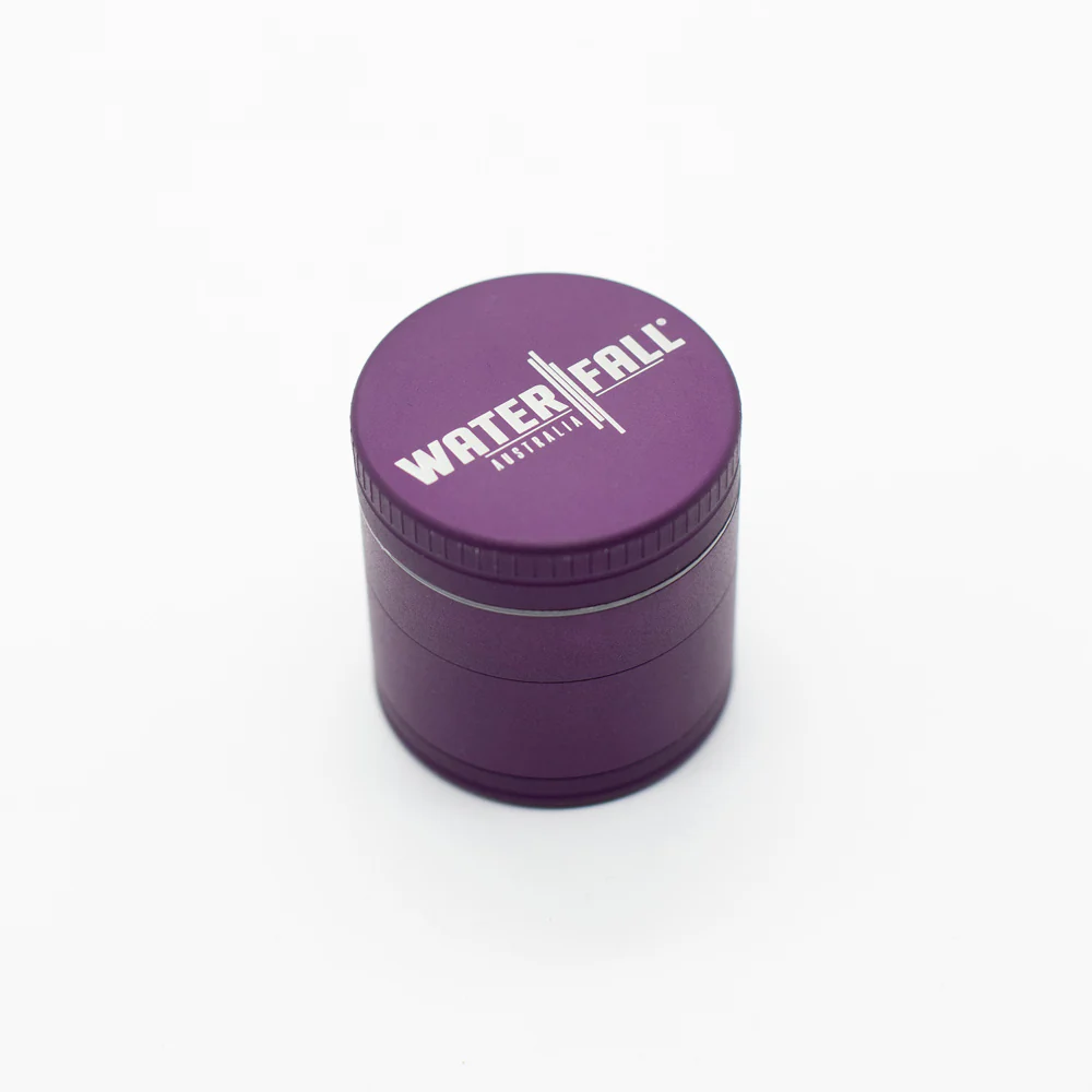 Four-Part Aluminium Grinder with Removable Screen - Matte Dark Purple (43mm) - Image 8