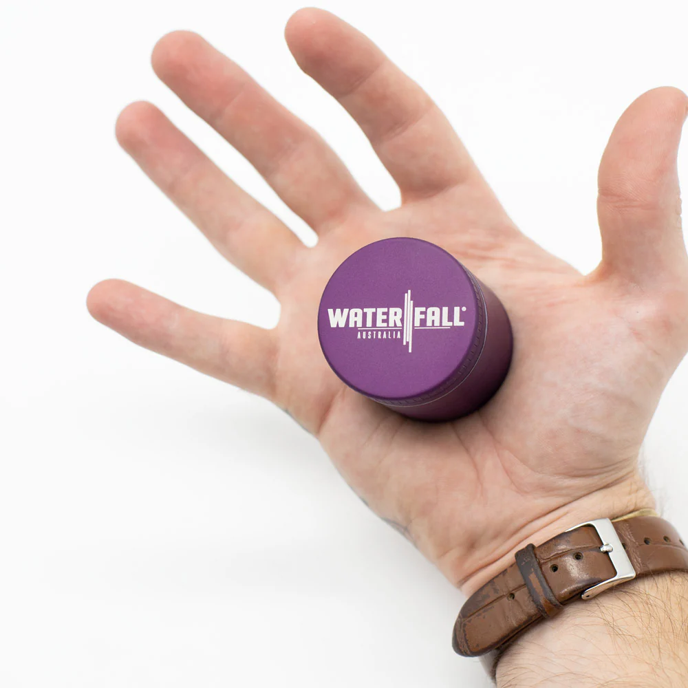 Four-Part Aluminium Grinder with Removable Screen - Matte Dark Purple (43mm) - Image 9