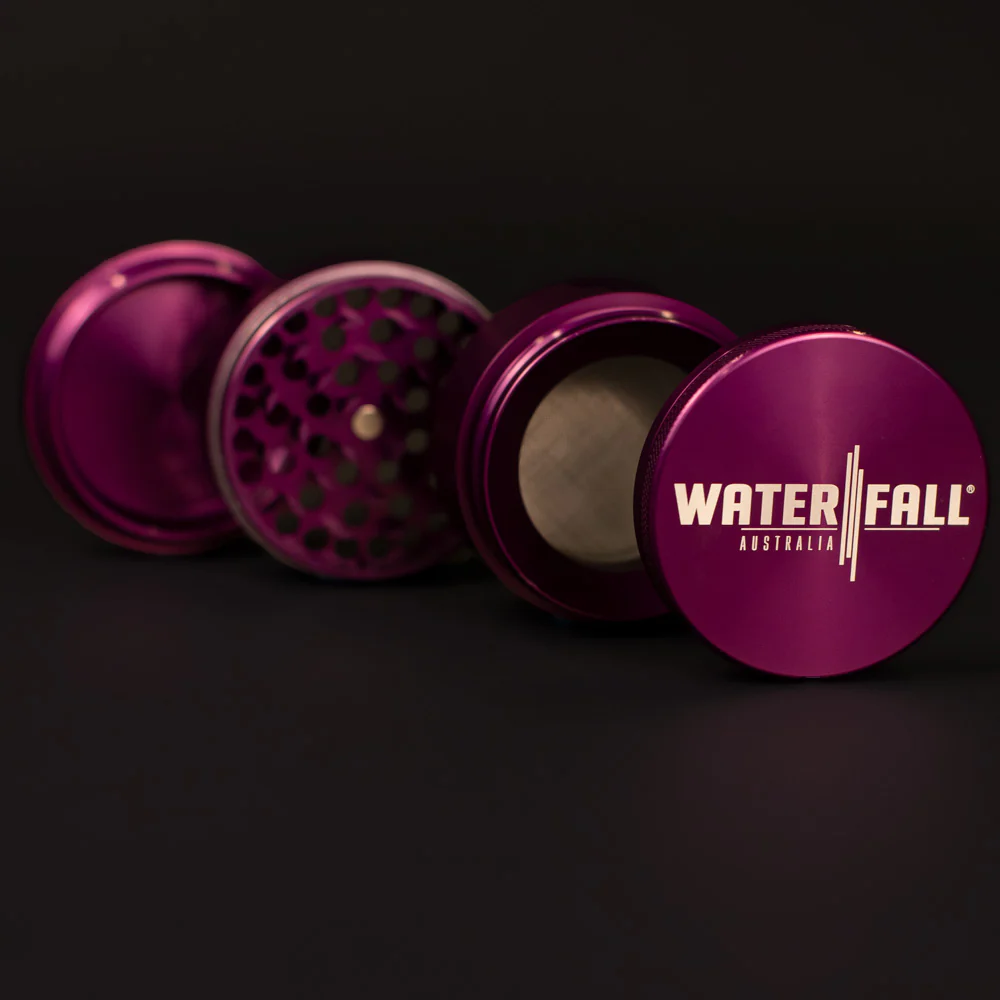 Four-Part Gloss Aluminium Grinder with Removable Screen 63mm - Image 13