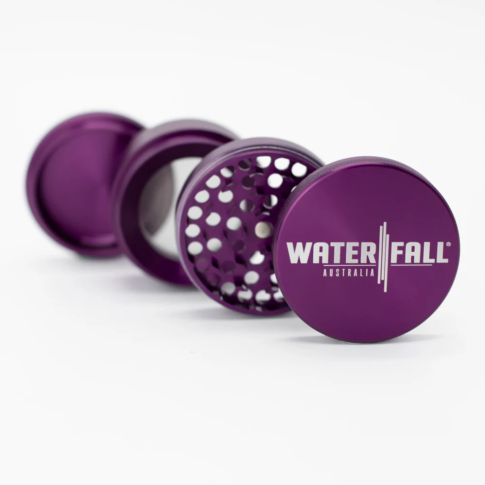 Four-Part Gloss Aluminium Grinder with Removable Screen 63mm - Image 19