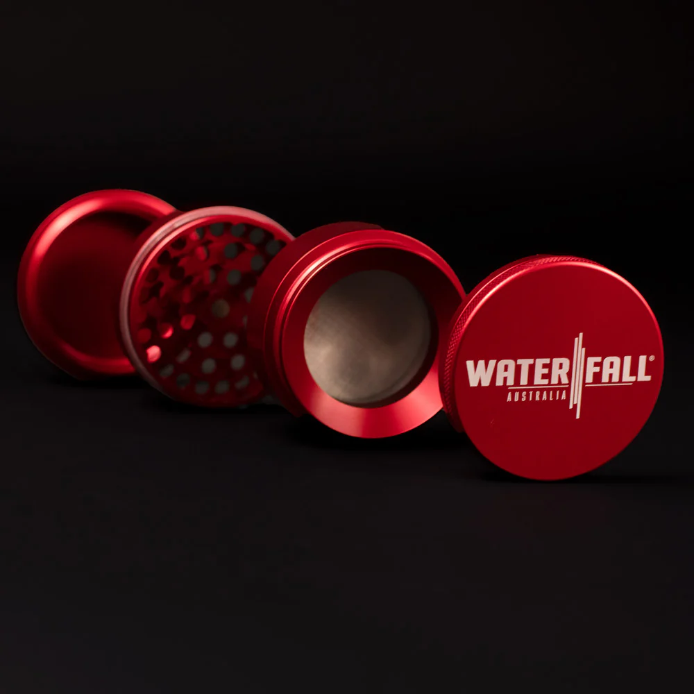 Four-Part Gloss Aluminium Grinder with Removable Screen 63mm - Image 22