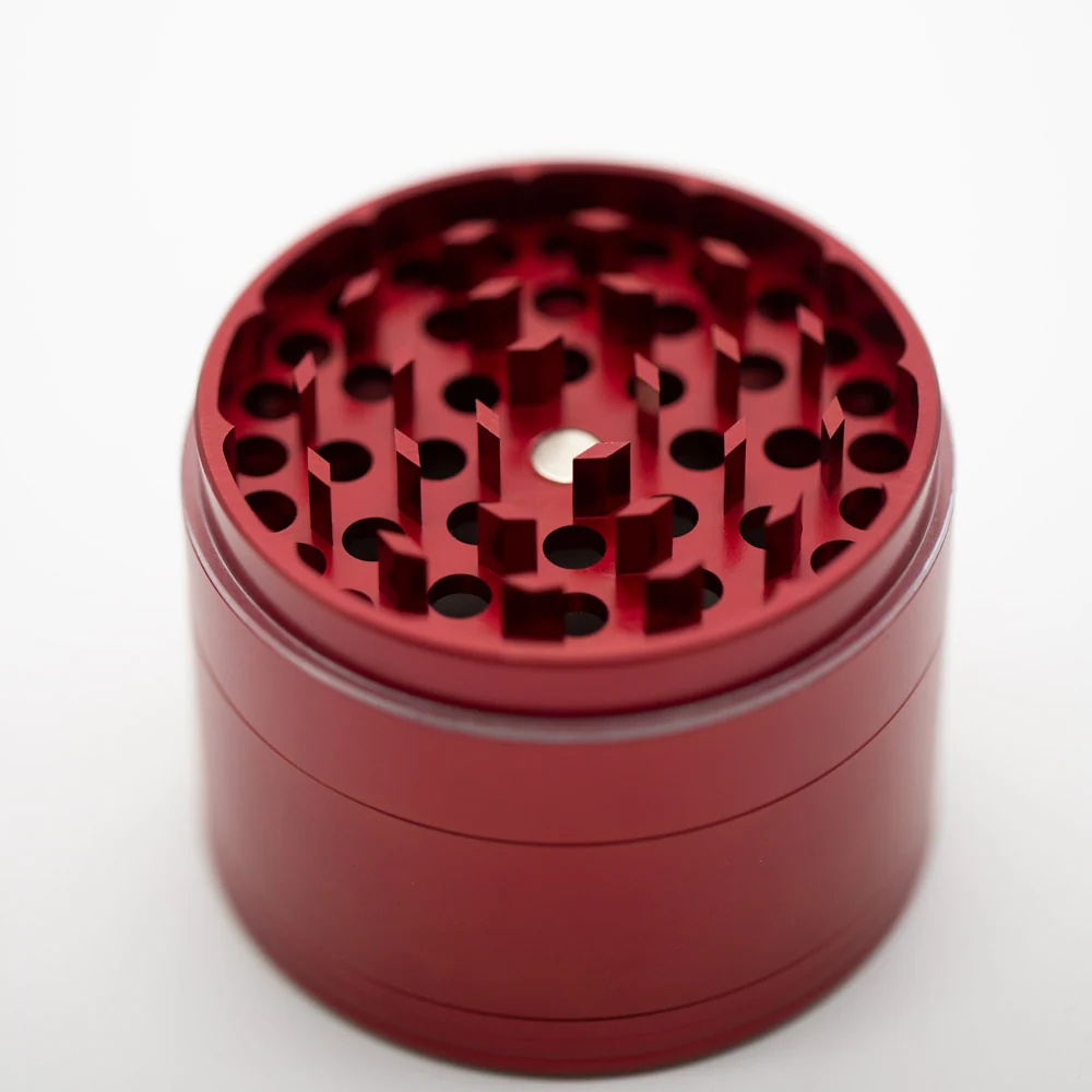 Four-Part Gloss Aluminium Grinder with Removable Screen 63mm - Image 24