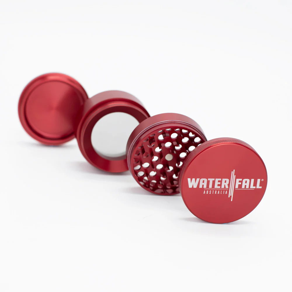 Four-Part Gloss Aluminium Grinder with Removable Screen 63mm - Image 26