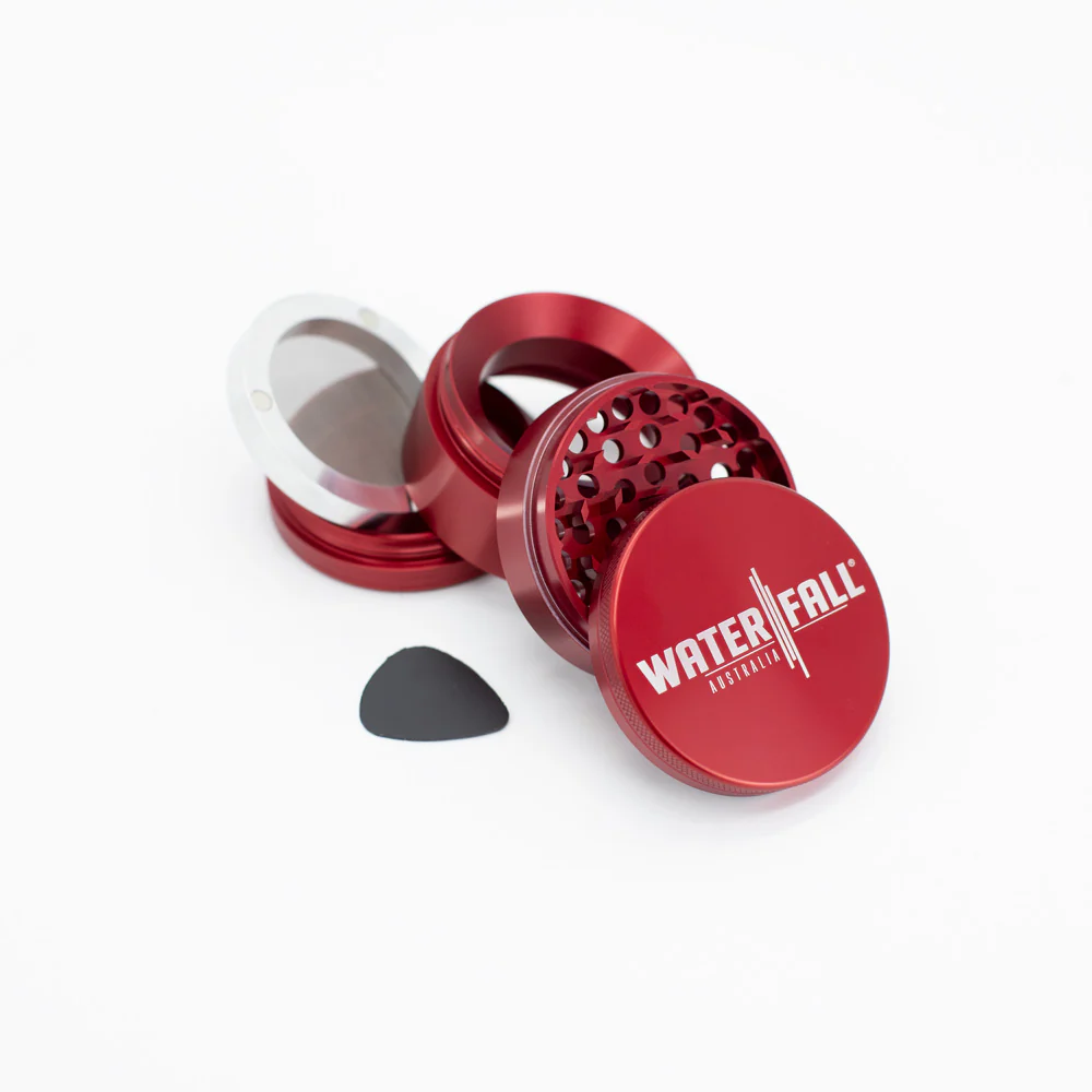 Four-Part Gloss Aluminium Grinder with Removable Screen 63mm - Image 27