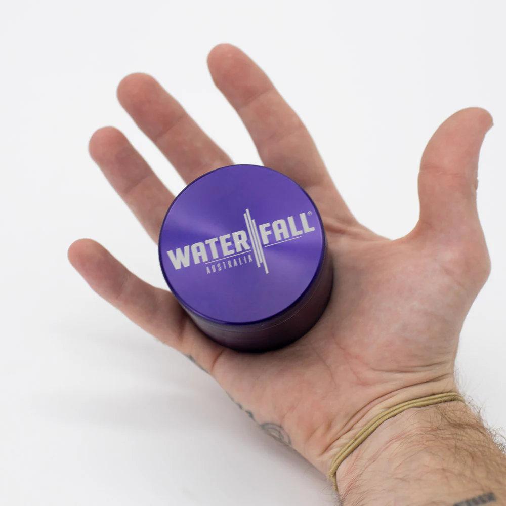 Four-Part Gloss Aluminium Grinder with Removable Screen 63mm - Image 3