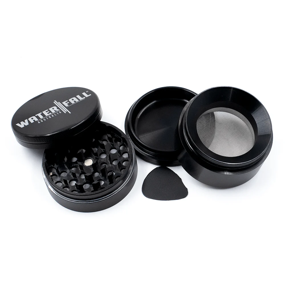 Four-Part Gloss Aluminium Grinder with Removable Screen 63mm - Image 32