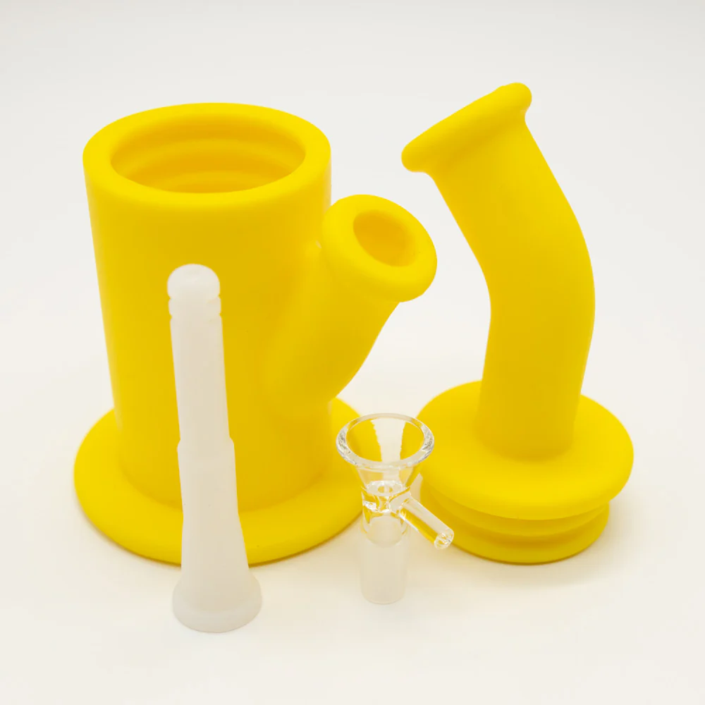 Fuel Up Silicone Bong - Yellow - Image 5