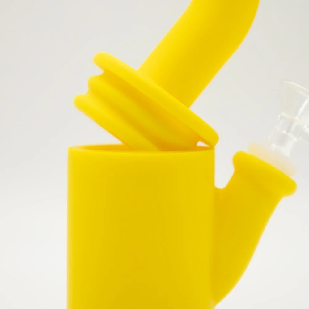 Fuel Up Silicone Bong - Yellow - Image 6
