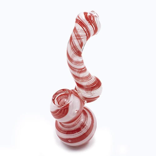 G BUBBLER SML WHT RED STRIPES