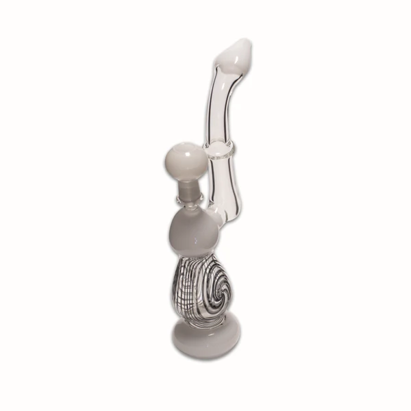 Oil Burner Glass Bubbler - Spiral