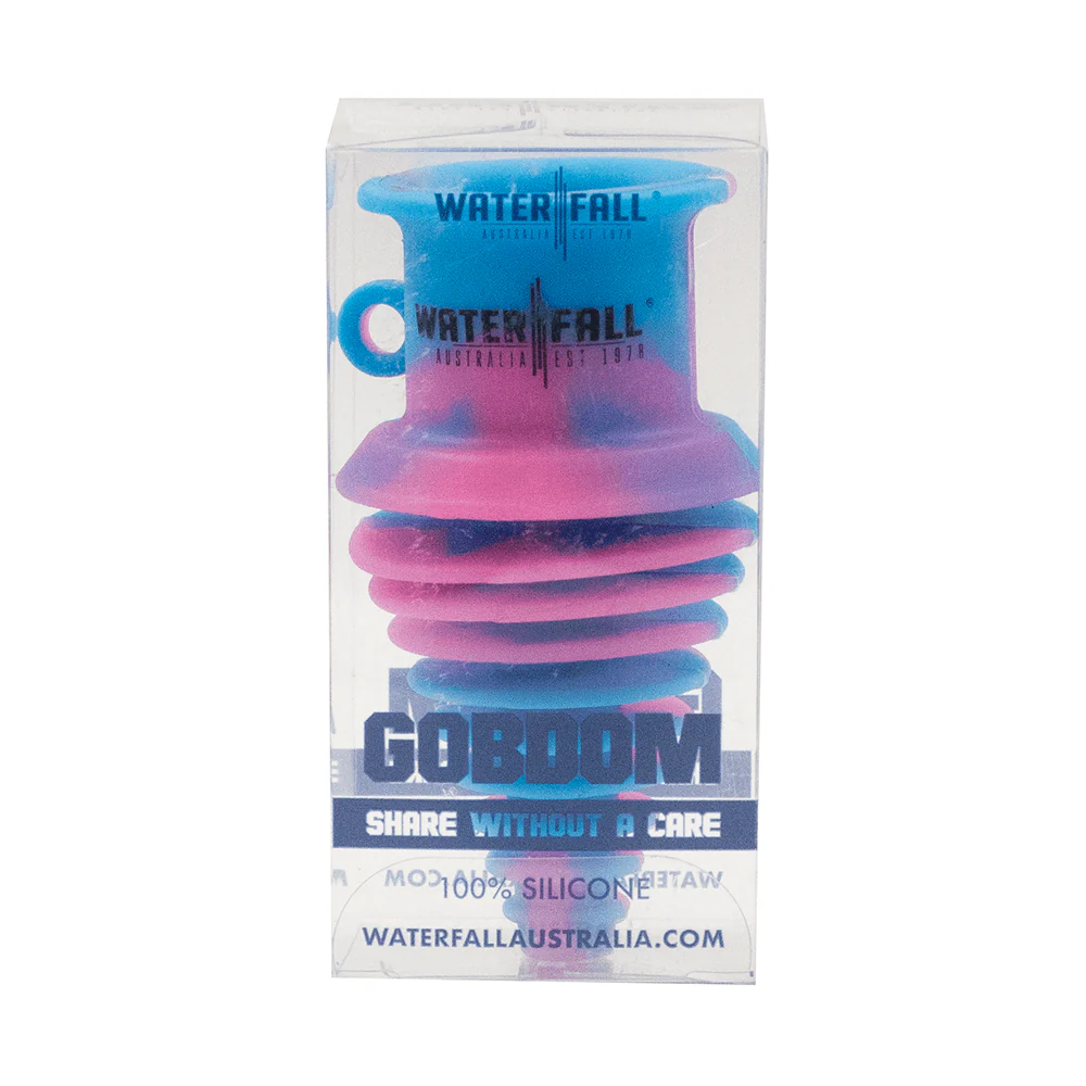 Gobdom Silicone Mouthpiece - Blue/Pink - Image 4