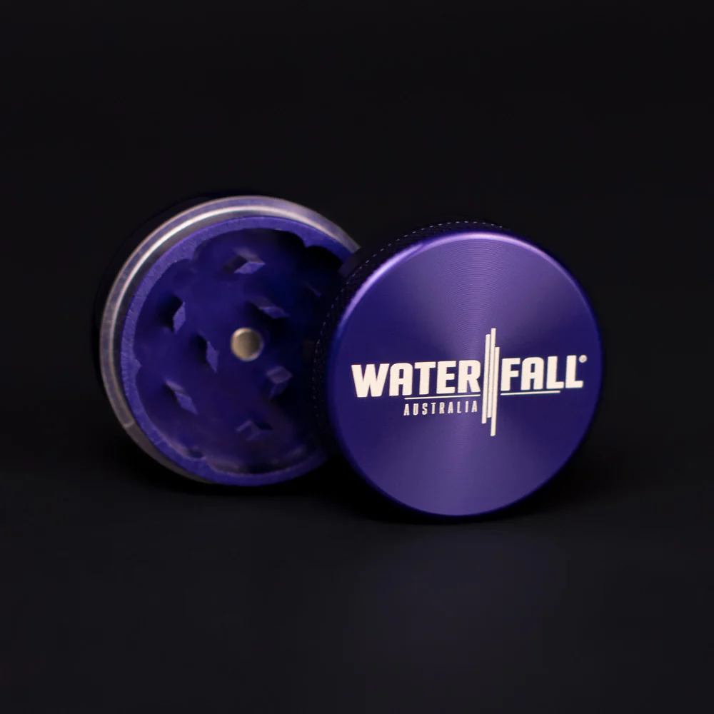 Two-Part Aluminium Grinder - Gloss Blue (40mm) - Image 4