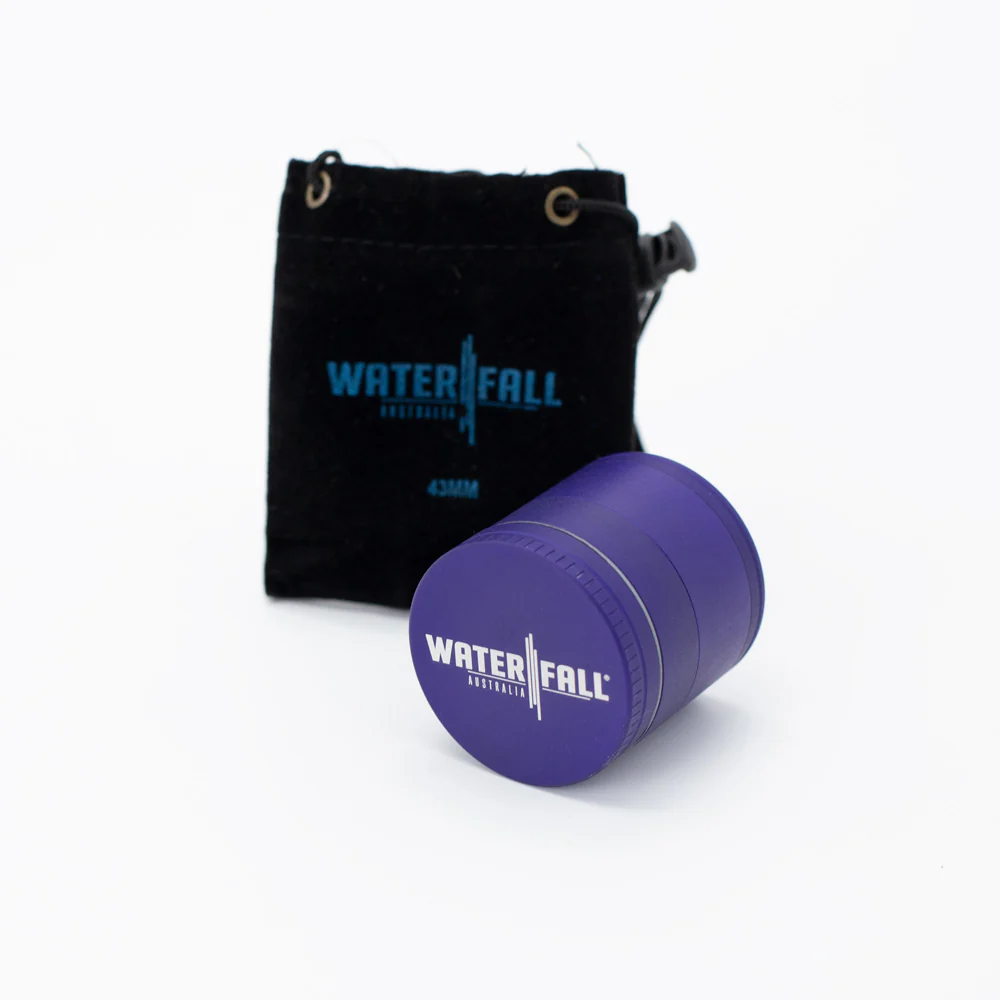 Four-Part Aluminium Grinder with Removable Screen - Matte Blue (43mm) - Image 4