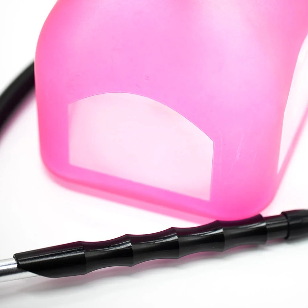Hookah - 44cm Black w/ Pink Base 1 Hose - Image 5