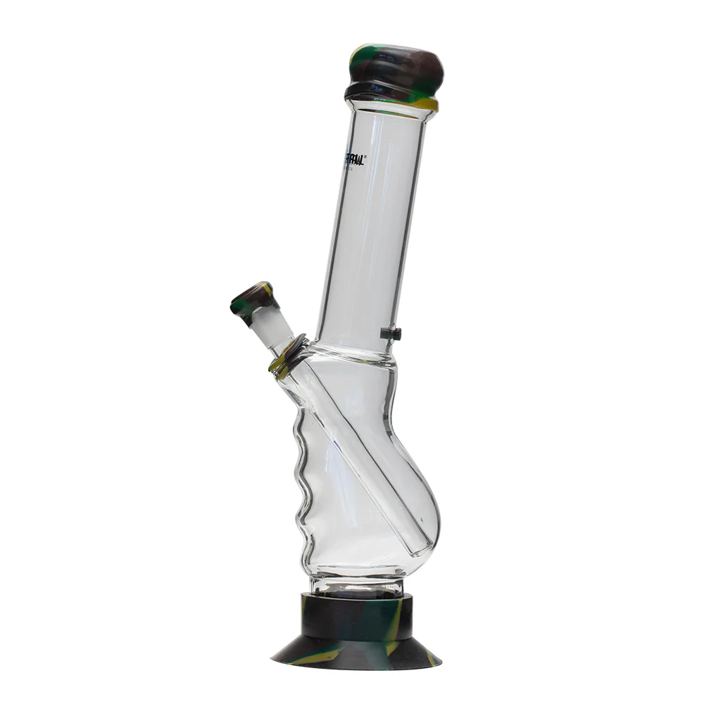 Waterfall Large Gripper Highbrid Series Glass Bong - Camo - Image 4