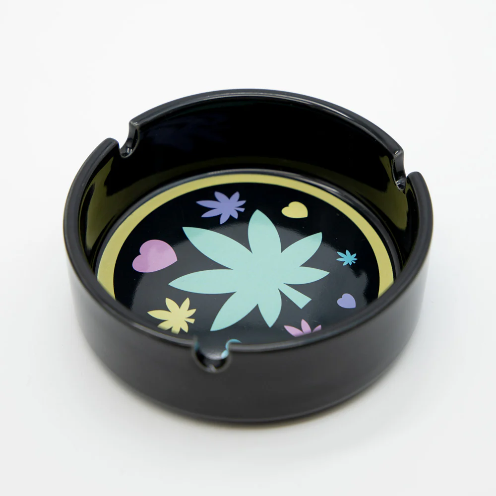 Love & Leaves Ceramic Ashtray - Image 2