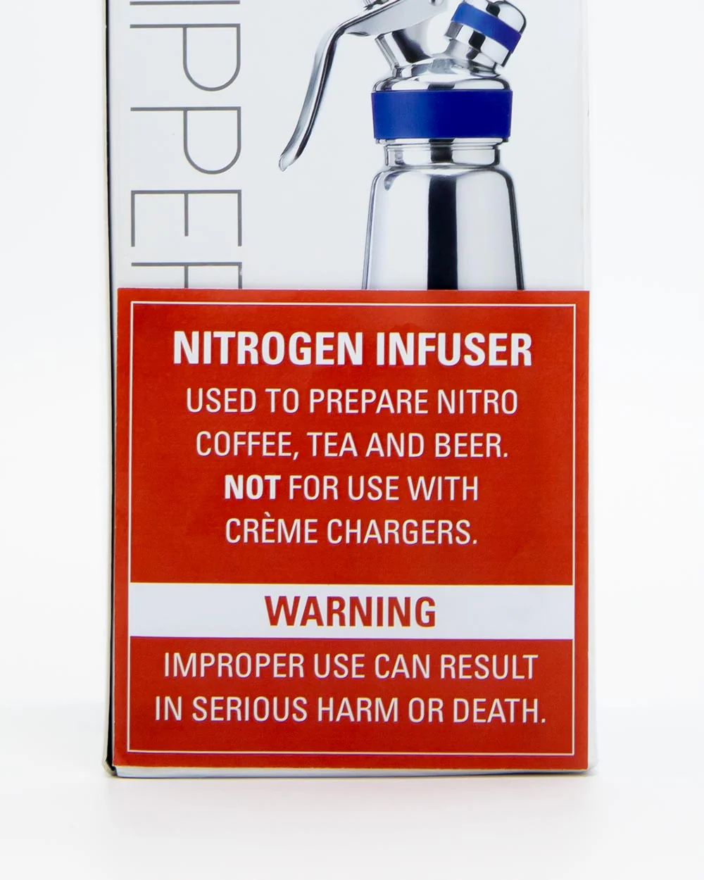 MOSA Nitrogen Dispenser Master Whipper Stainless Steel with Blue Accent 0.5L - Image 4