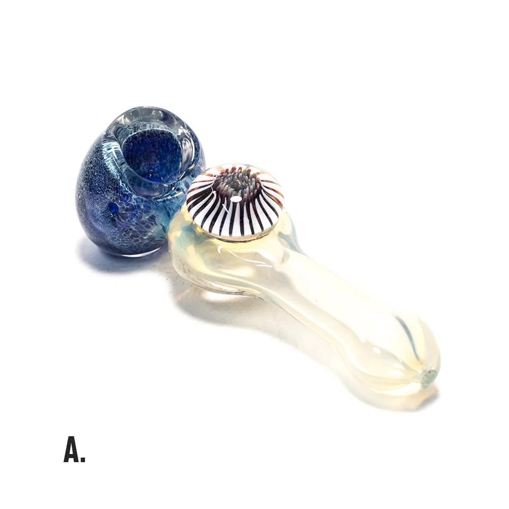 PIPE - GLASS DRY EYE ON NECK VARIOUS COLOURS - Image 3