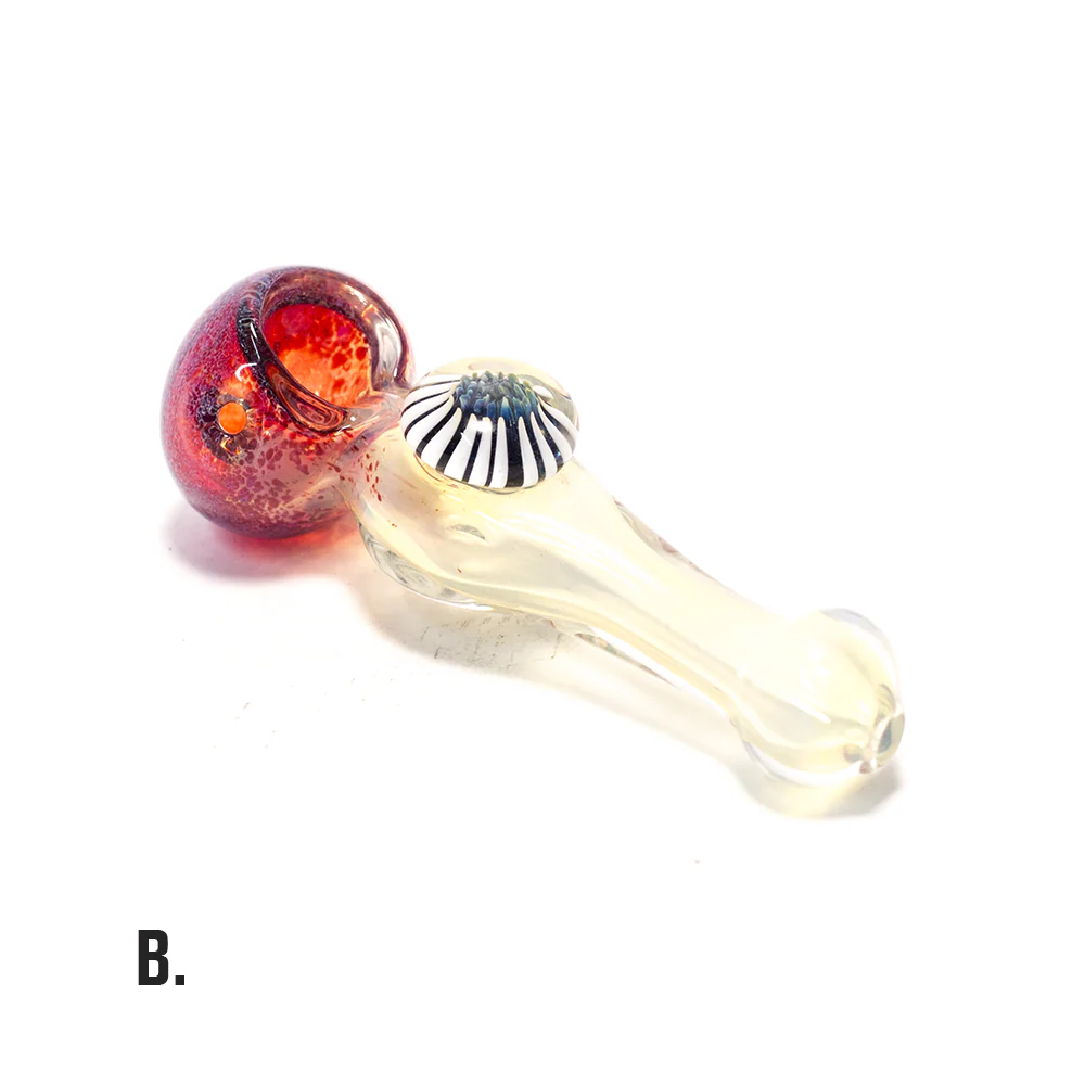 PIPE - GLASS DRY EYE ON NECK VARIOUS COLOURS - Image 4