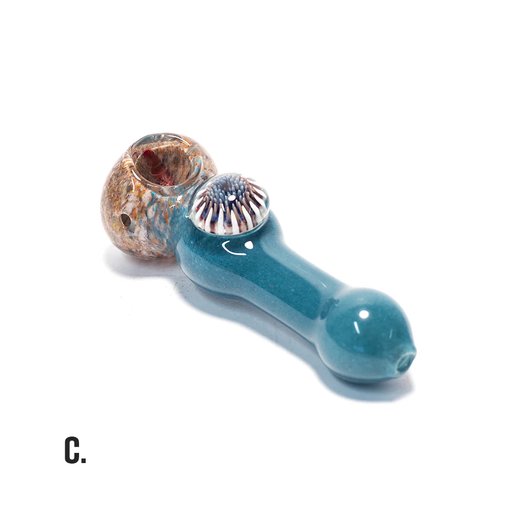 PIPE - GLASS DRY EYE ON NECK VARIOUS COLOURS - Image 5