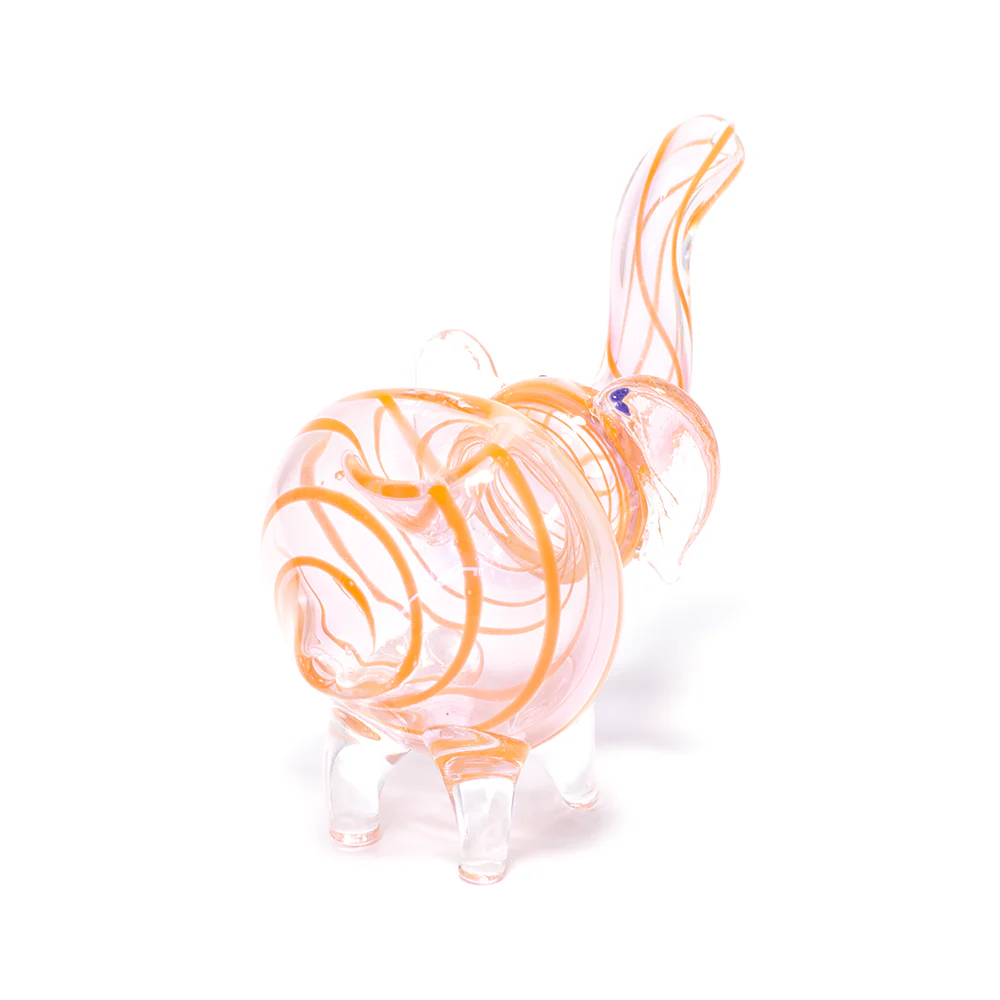 Pipe - Glass Elephant Rust Swirls - Image 3