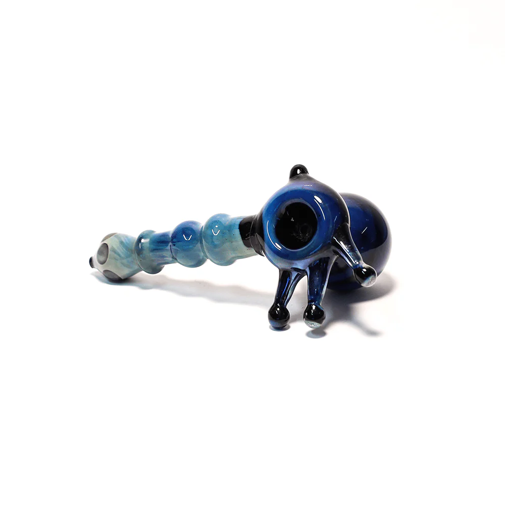PIPE - GLASS HAMMER PIPE VRS BLUE EYELASHES - Image 3