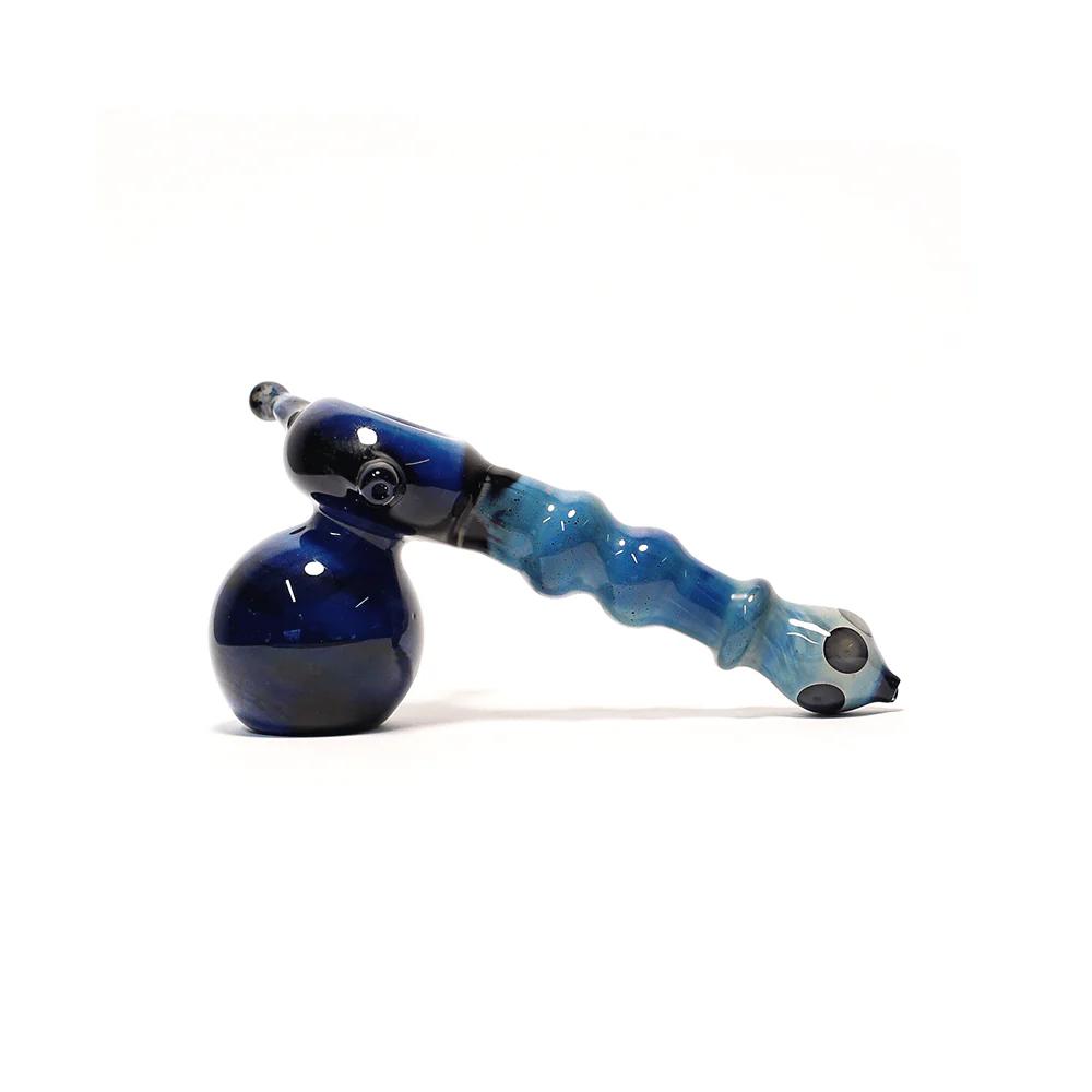 PIPE - GLASS HAMMER PIPE VRS BLUE EYELASHES - Image 4
