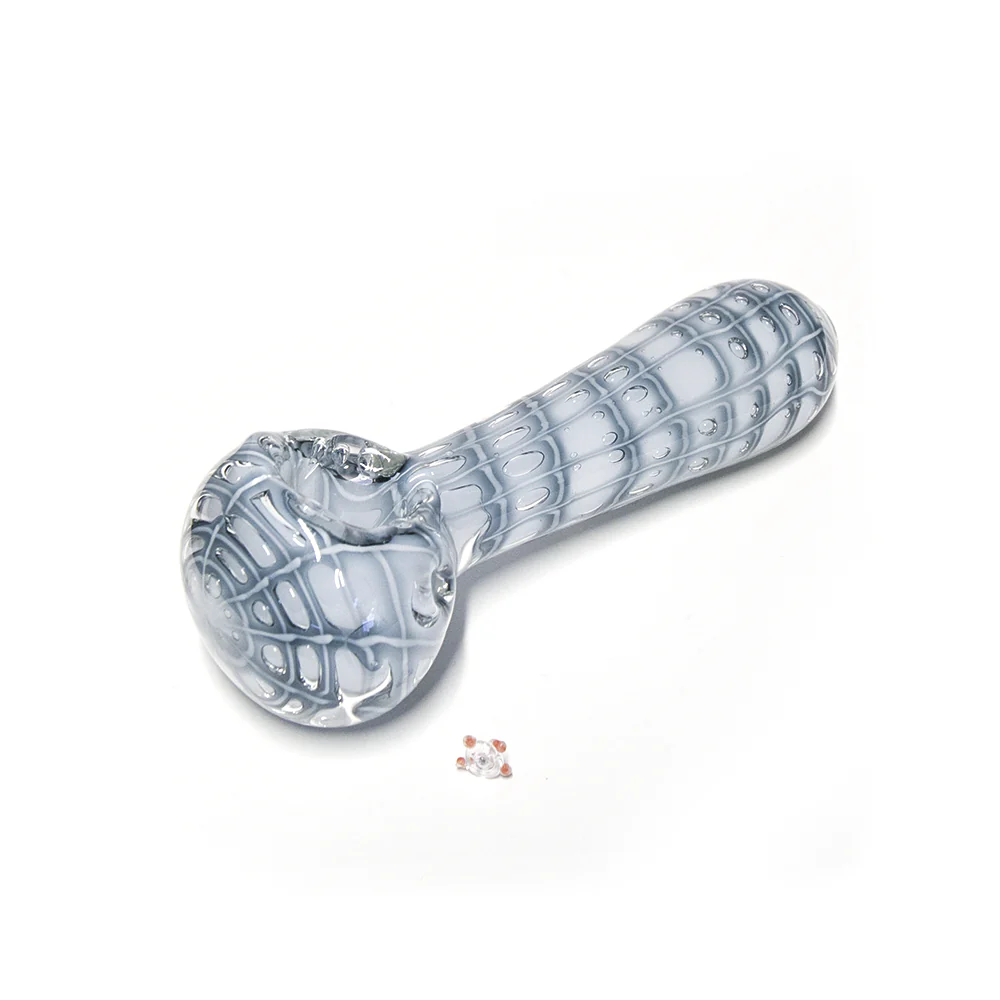 PIPE - GLASS INSIDE CUT COBALT BLUE - Image 5
