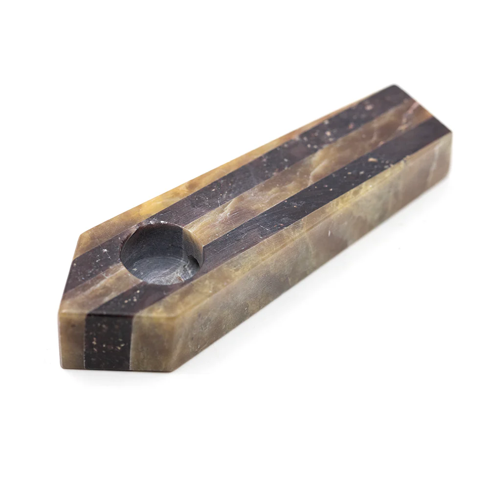 SOAPSTONE COFFIN PIPE - Image 2